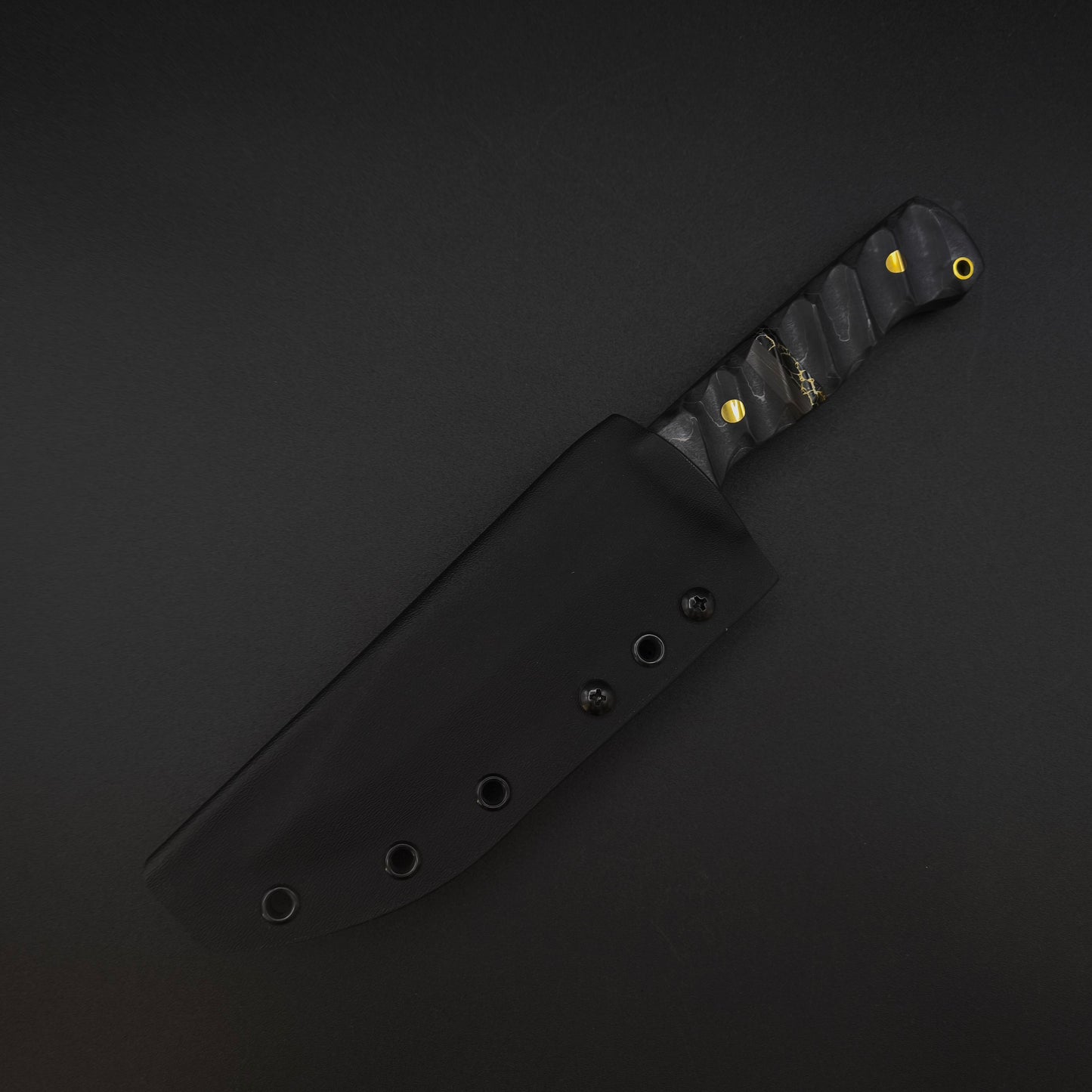 Sea Sick Blades Bowie, Maple, Carbon Fiber 80CrV2 4