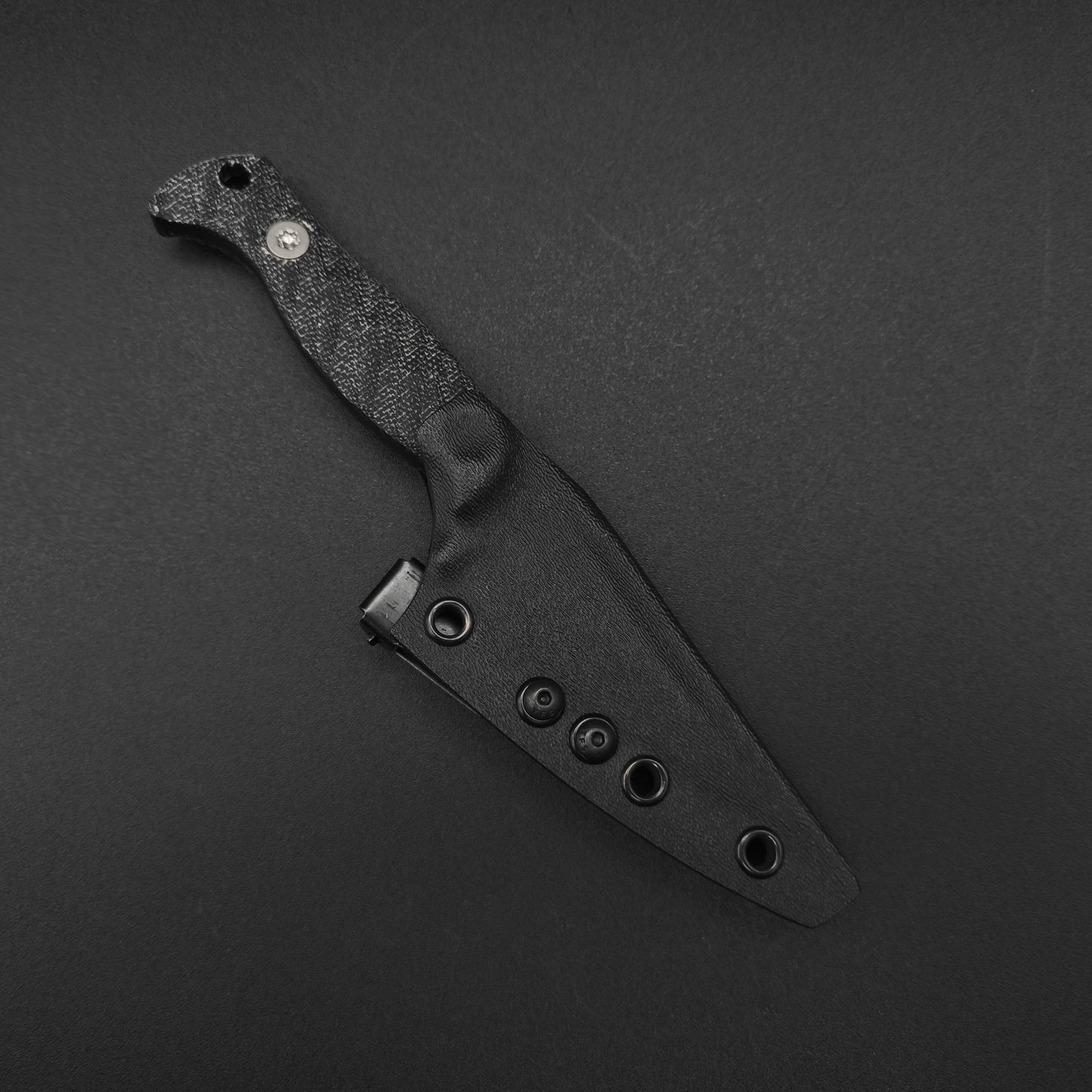 Half Face Blades Gulo Gulo, Black Canvas Micarta, Armor Black Cerakote 2