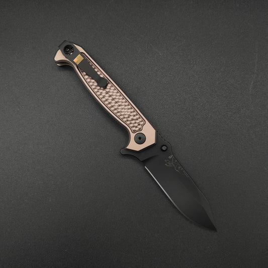 Half Face Blades Disaster Folder, Anodized Grey, nitride black blade 1