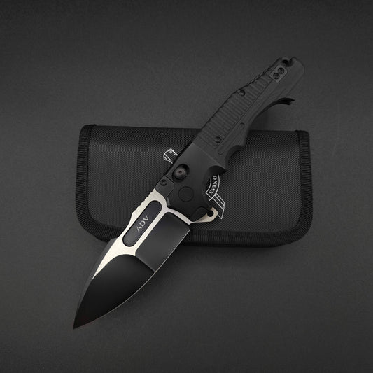 ADV Bullshark Gen 2, Titanium and Black G10 1