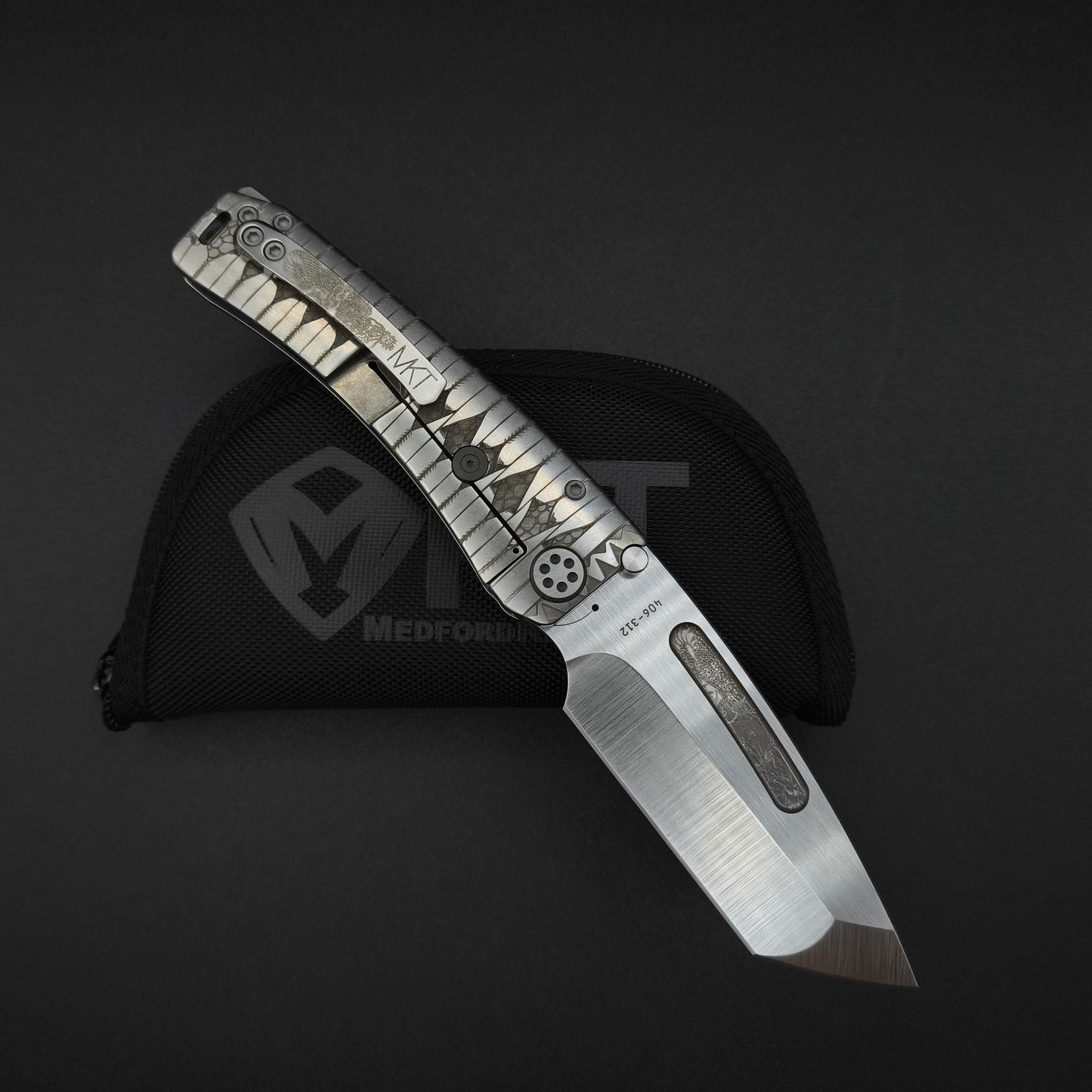 Medford Marauder H Tanto, Samurai Series, Radius "Tsumami-Maki" Wrap, MagnaCut 2