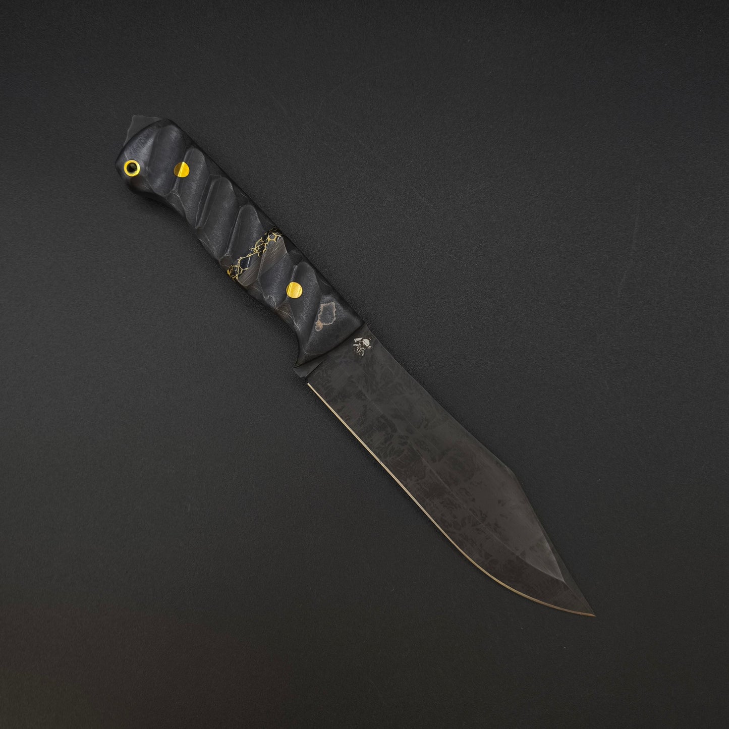 Sea Sick Blades Bowie, Maple, Carbon Fiber 80CrV2 1