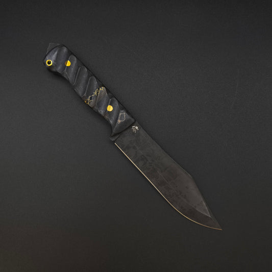 Sea Sick Blades Bowie, Maple, Carbon Fiber 80CrV2 1