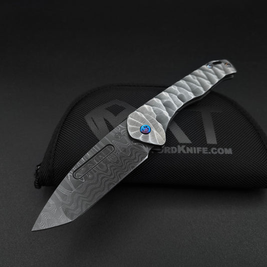 Medford Praetorian Slim Chad Nichols Damascus Tanto, OS Predator 1