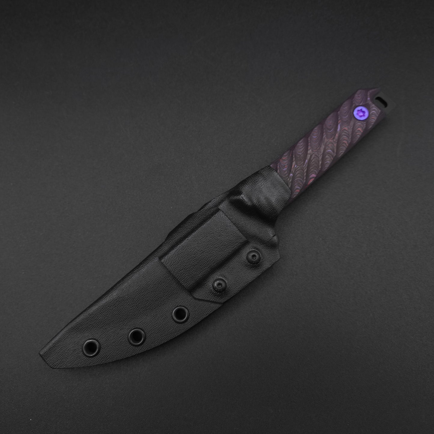 Half Face Blades Kwaiken FC Purple Haze Carbon, Armor Black Cerakote 4