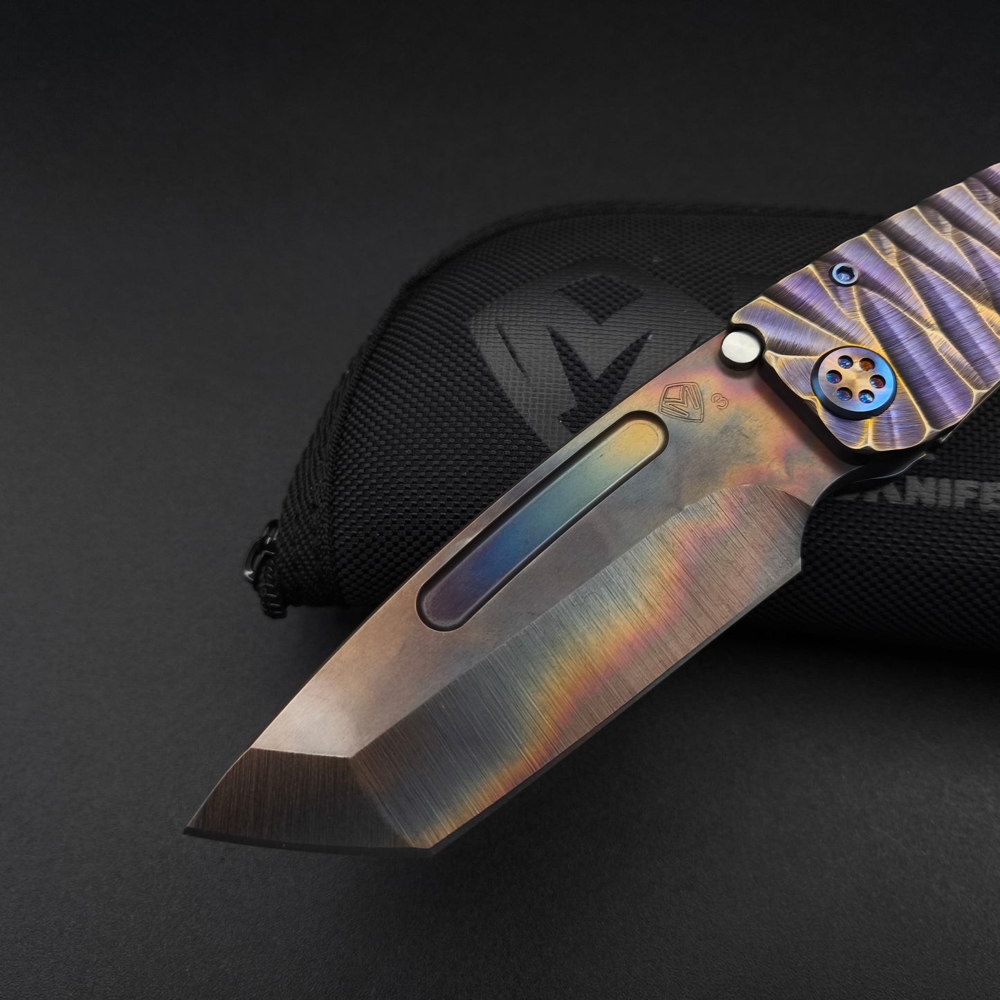 Medford Marauder, Full Size, Vulcan Tanto, Violet Twisted Predator 3