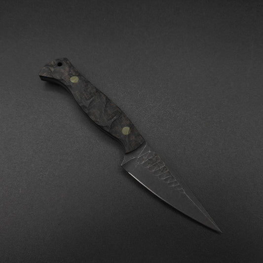 Half Face Blades Gulo Gulo, Mossy Oak Burlap Micarta 1