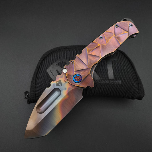 Medford Praetorian Ti Vulcan Tanto, Rose Bronze Stained Glass 1