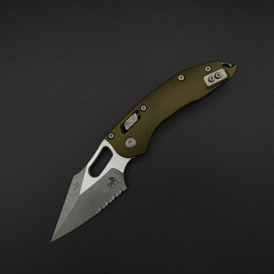 Microtech Stitch S/E Ram Lok OD Green Apo PS M390MK 1