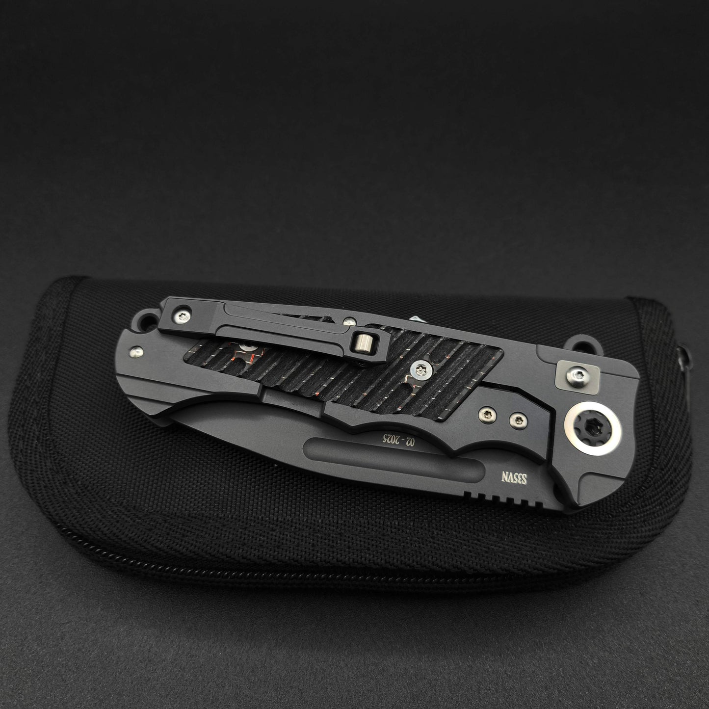 ADV Ratel Kalgard, Black and Red Carbon Fiber 4