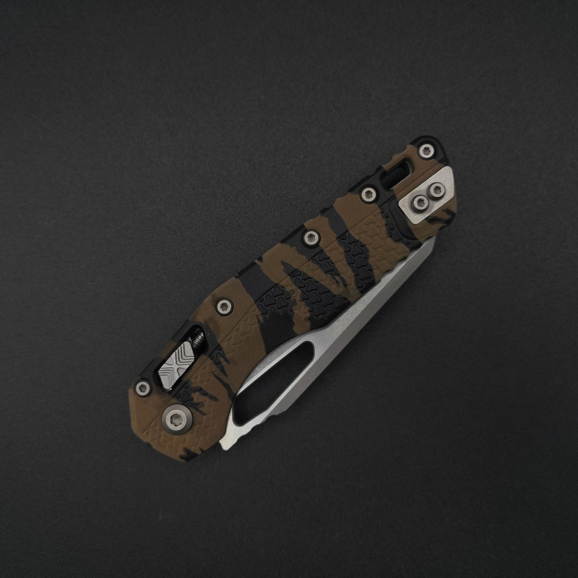 Microtech MSI S/E Tri-Grip Polymer Tiger Camo Apocalyptic 3