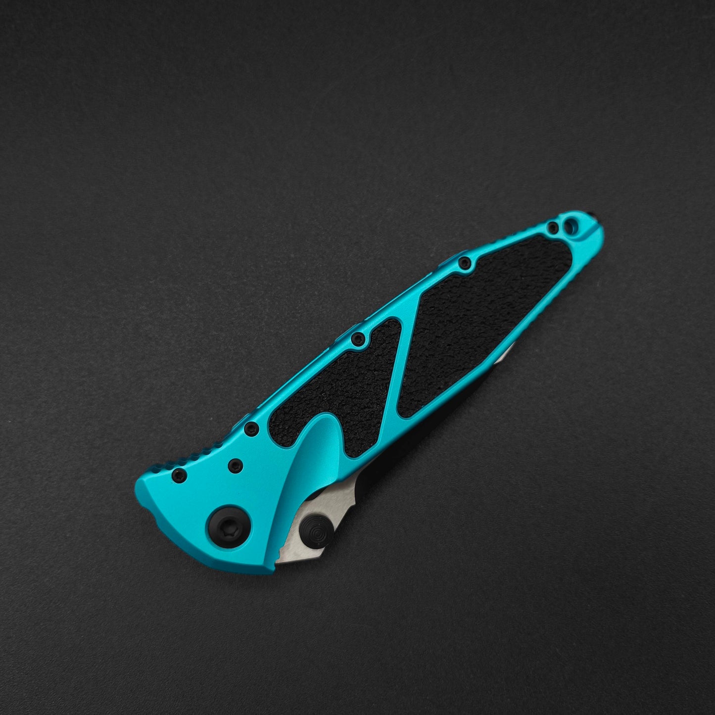 Microtech Knives Socom Elite S/E Turquoise PS two-tone 3
