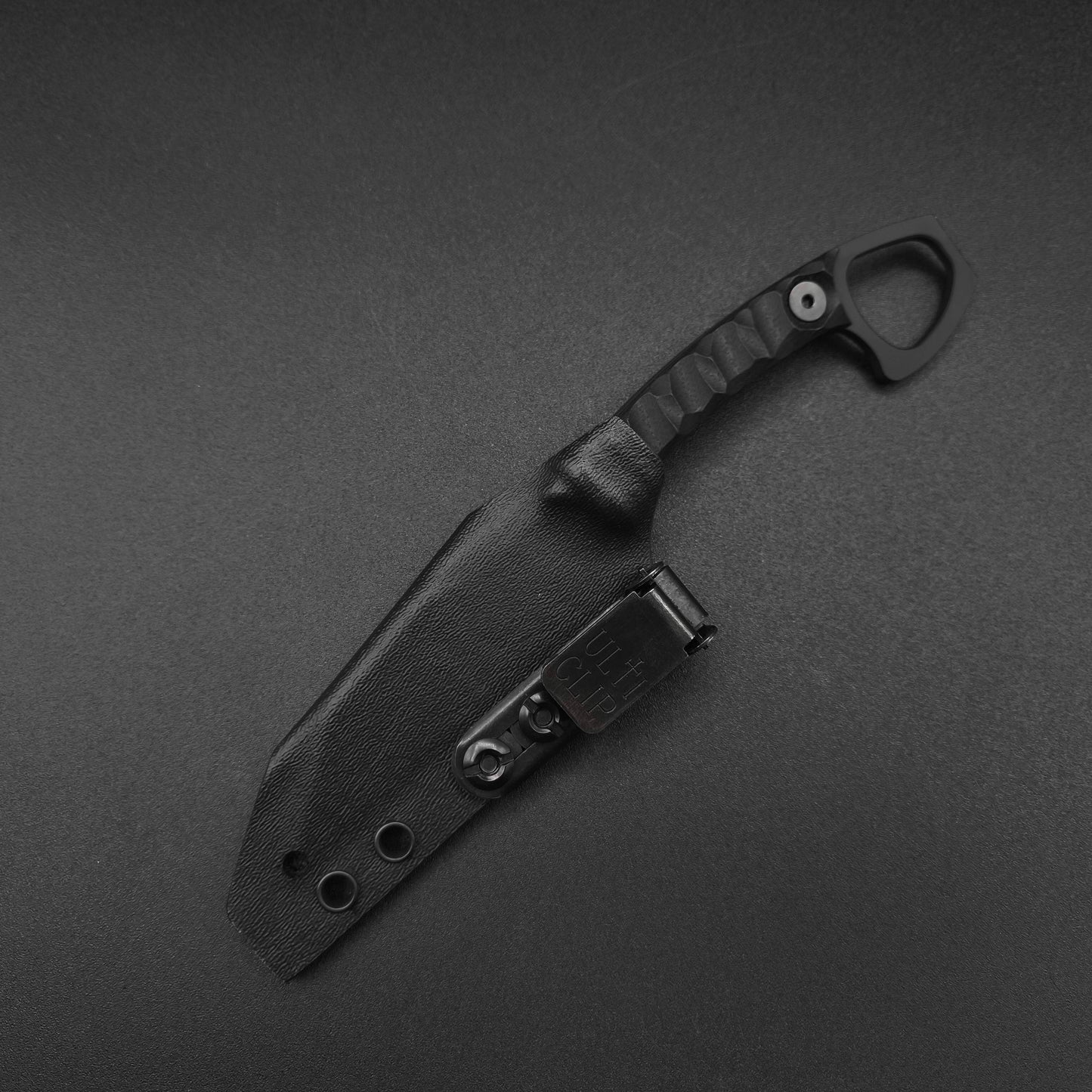 Half Face Blades SHPOS Black G10, Armor Black Cerakote 4