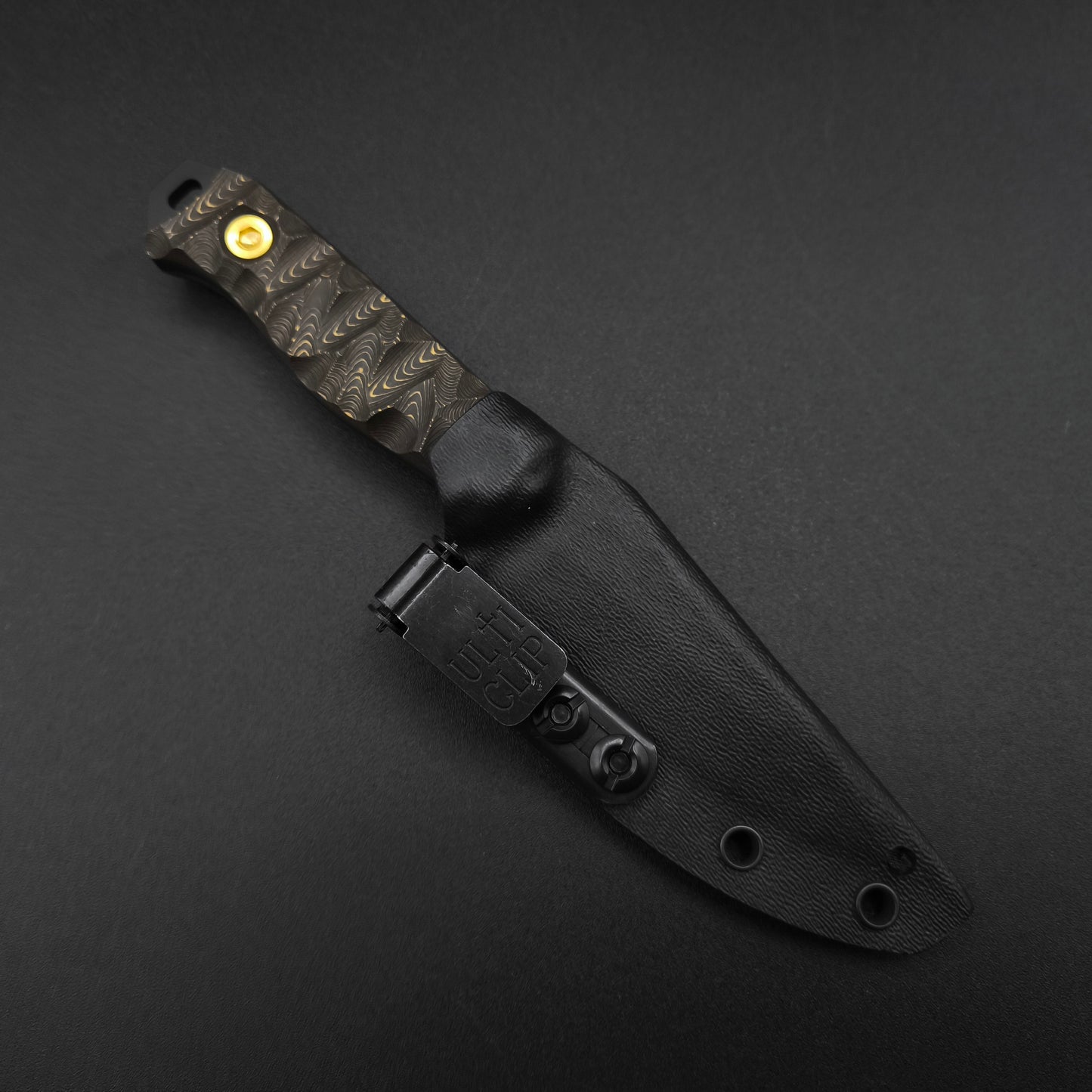 Half Face Blades Field Knife Jr Gold Camo FAT Carbon 4
