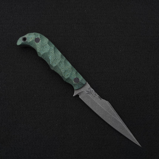 Half Face Blades Senator Juniper Green Jute Micarta