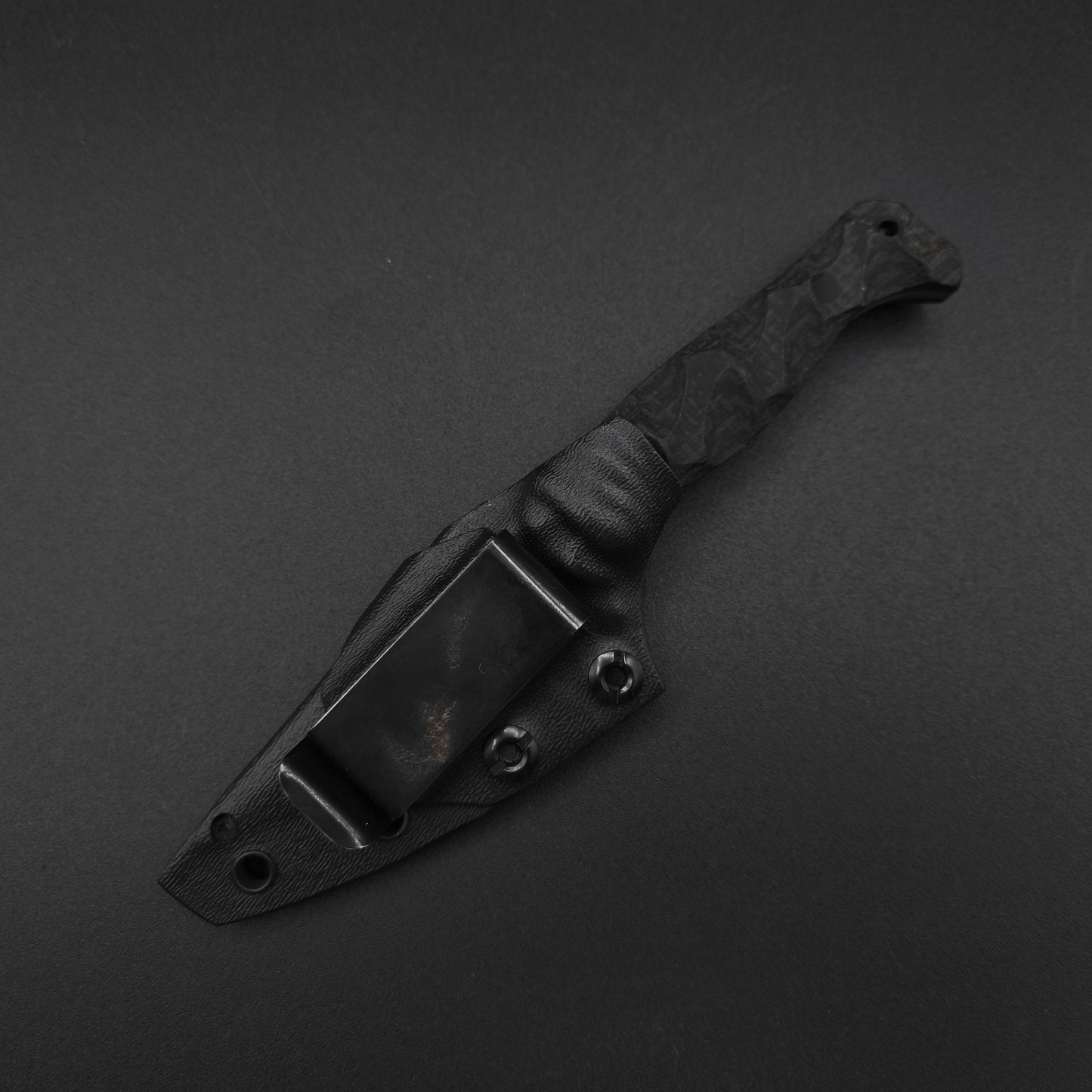 Half Face Blades Gulo Gulo, Mossy Oak Burlap Micarta, CF Pins 4