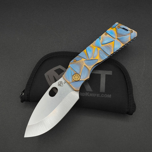 Medford Fat Daddy MagnaCut, Blue with Bronze Stained Glass 1