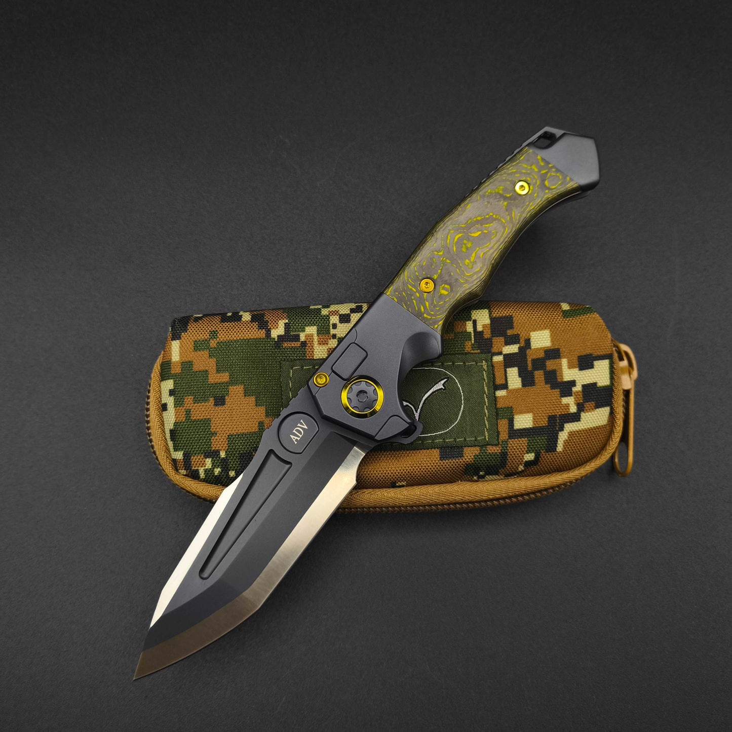 ADV Ronin Kalgard, Titan, Yellow Carbon Fiber 1