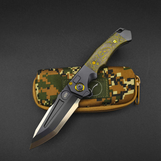 ADV Ronin Kalgard, Titan, Yellow Carbon Fiber 1