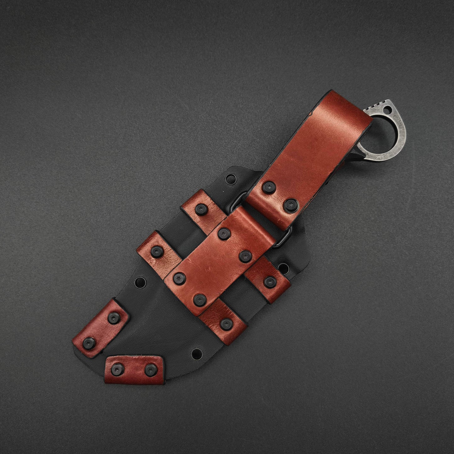 ADV Ring Bowie All Black G-10 D2 Steel 4