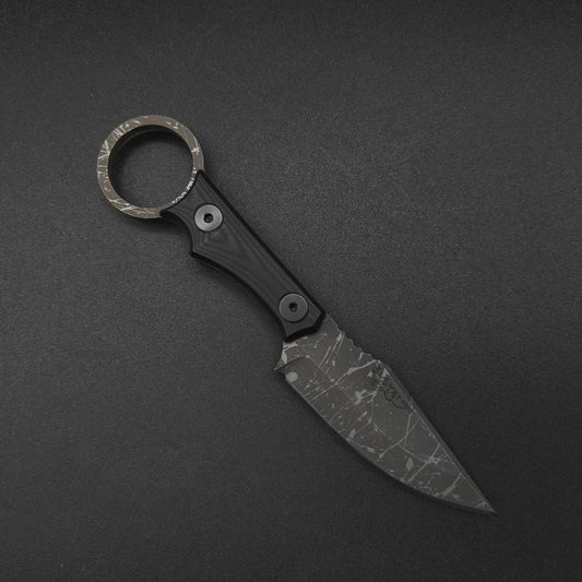 Half Face Blades Jaq, Black G10, Acid Splash 1