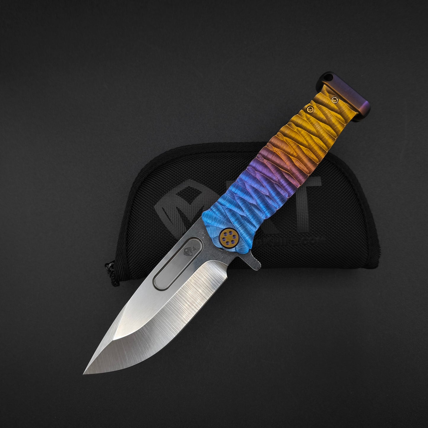 Medford USMC FF Fighter Flipper, Bronze-Violett-Blue Fade Predator 1