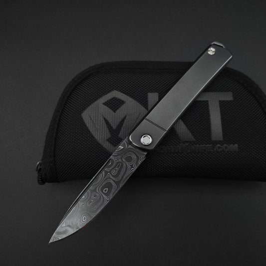 Medford Gentleman Jack Chad Nichols Damascus, PVD and Silver 1