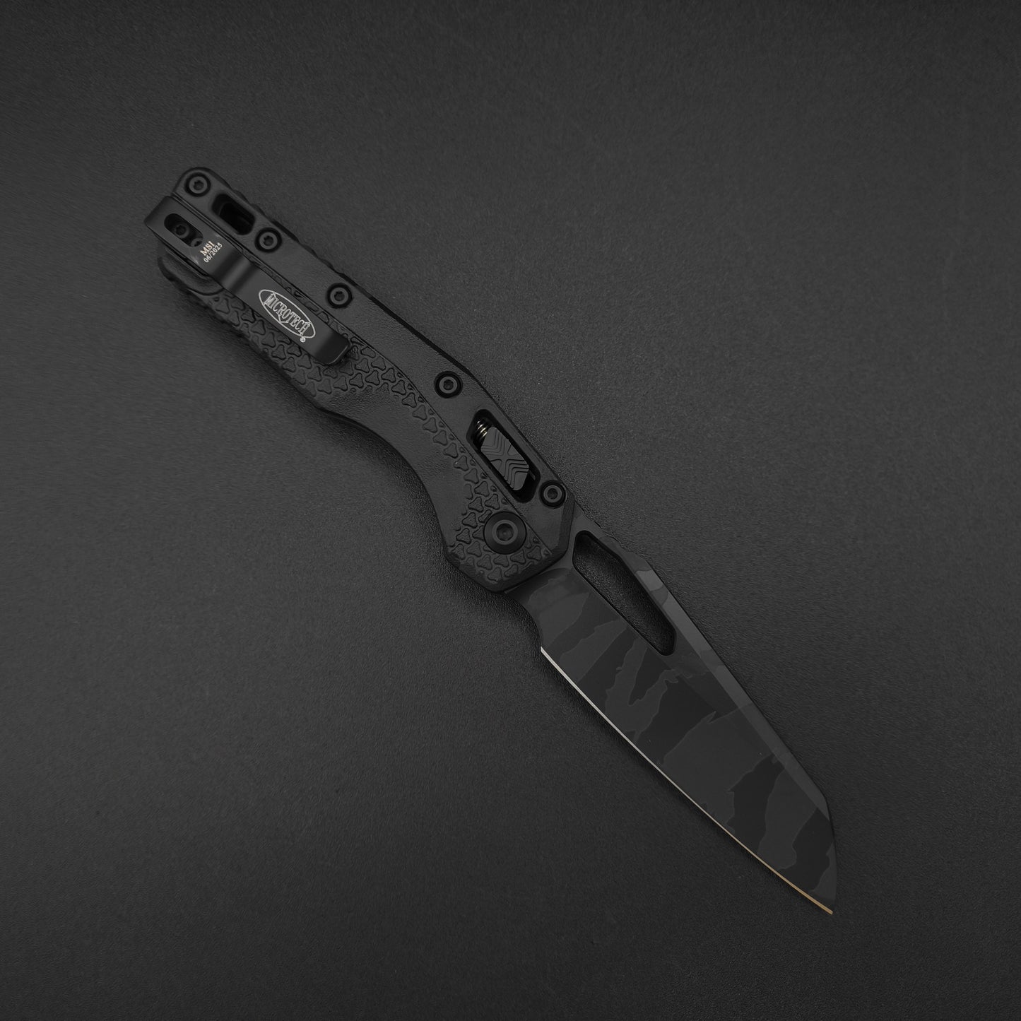 Microtech MSI S/E Tri-Grip Polymer Midnight Tiger Camo 2
