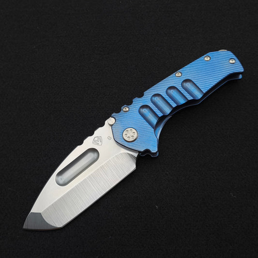 Medford Praetorian Ti-C Tumbled Tanto, Retro Powder Blue Titanium 1