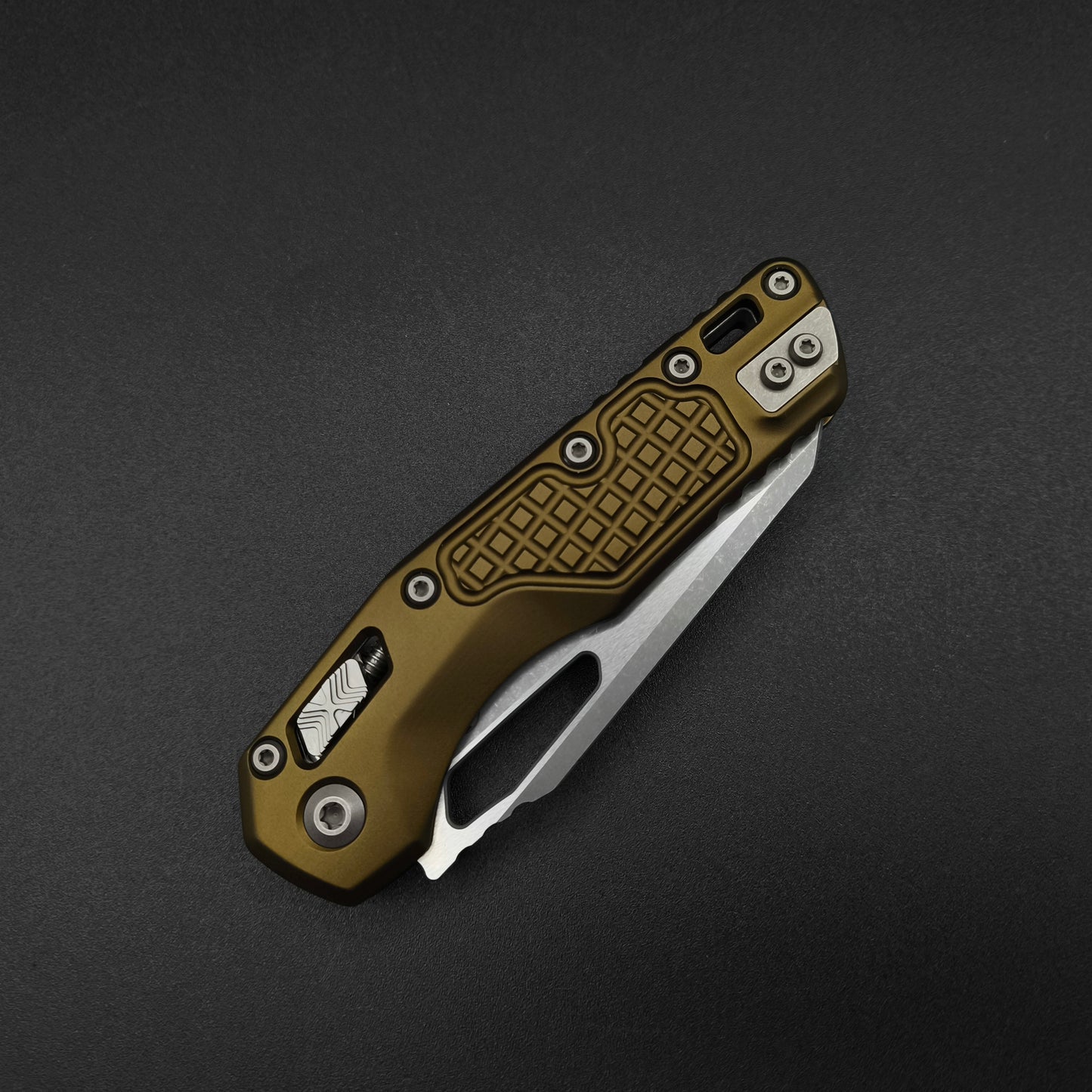 Microtech MSI S/E Apocalyptic Frag OD Green Aluminium 3