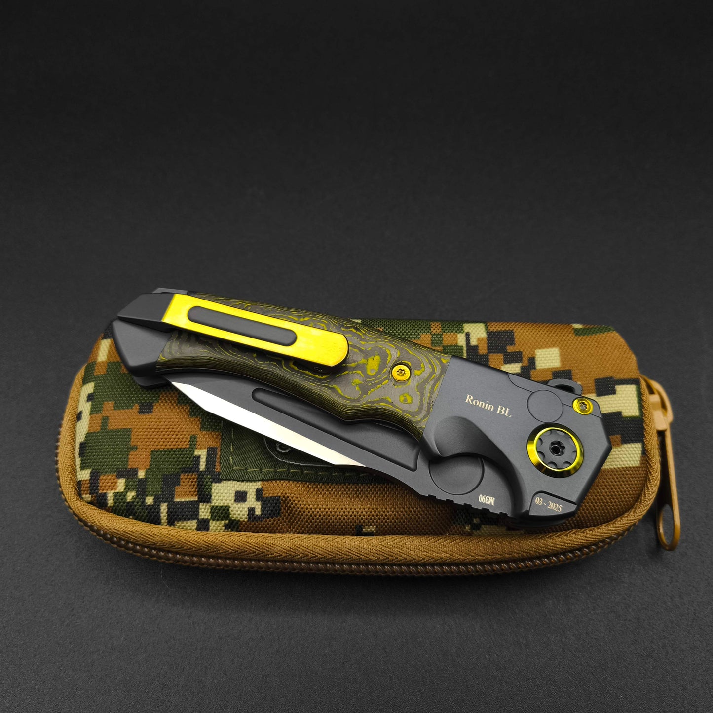 ADV Ronin Kalgard, Titan, Yellow Carbon Fiber 4