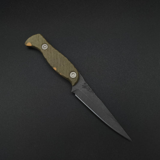 Half Face Blades Congressman OD Green and Coyote G10, stonewashed 1