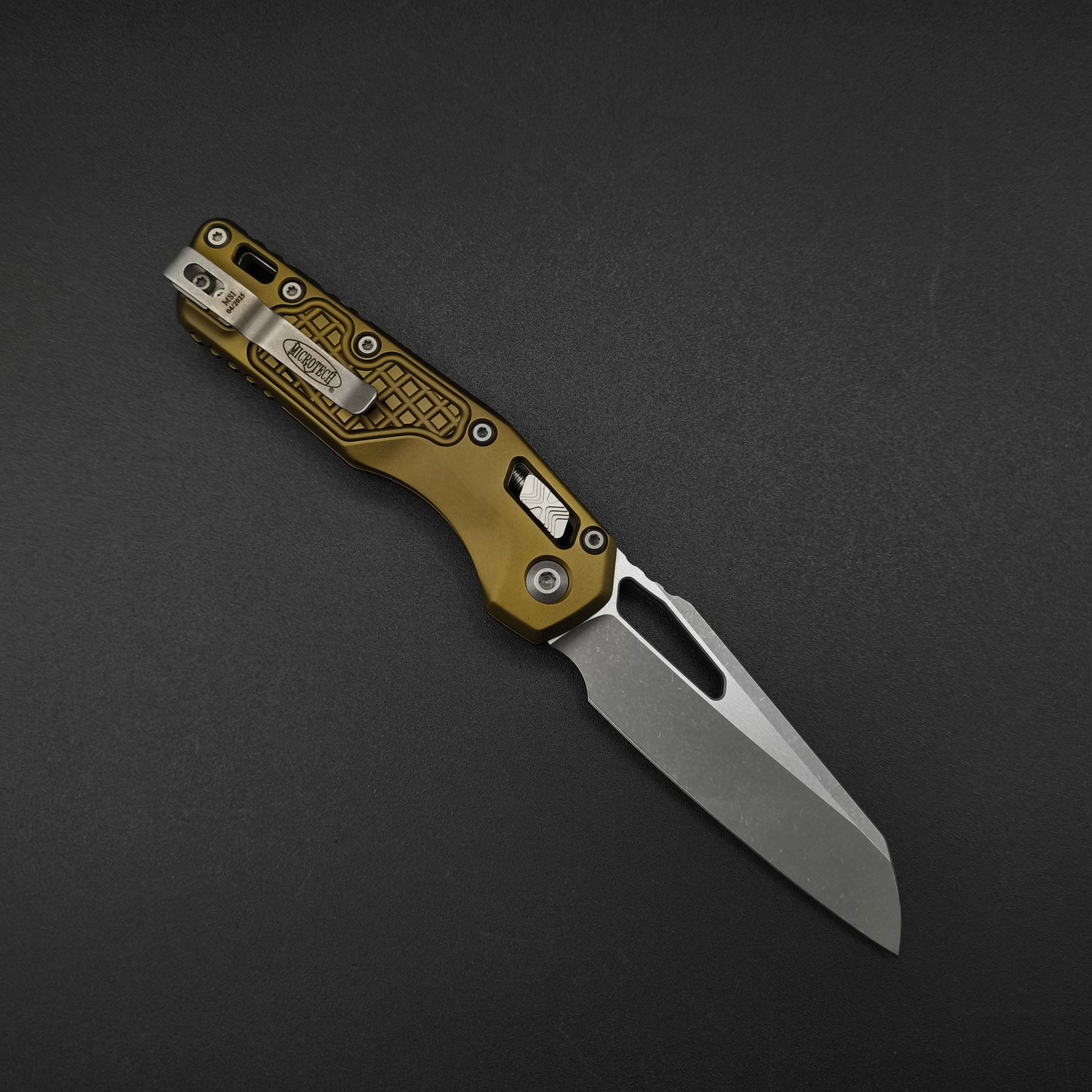 Microtech MSI S/E Apocalyptic Frag OD Green Aluminium 2
