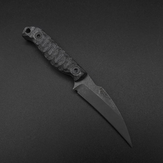 Half Face Blades Gula Gula Black canvas micarta, stonewashed 1