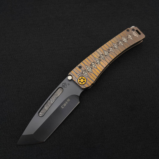Medford Marauder H DLC Tanto, Samurai Series, "Tsumami-Maki" Wrap, Limited Edition 1