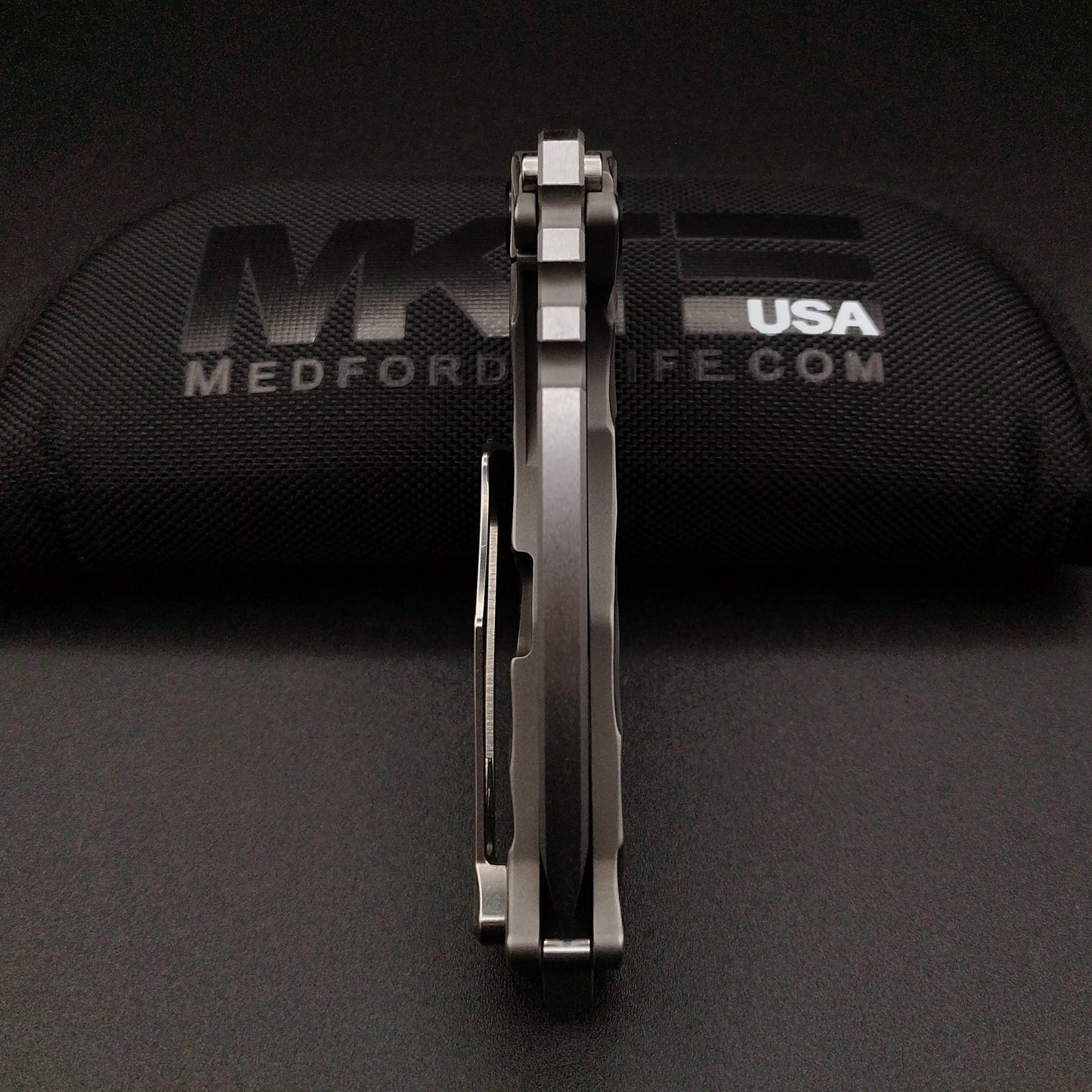 Medford Praetorian Ti, Satin Tanto, Silver Stained Glass 7