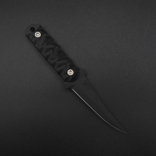 Half Face Blades Combat Filet Black G10, Armor Black 1