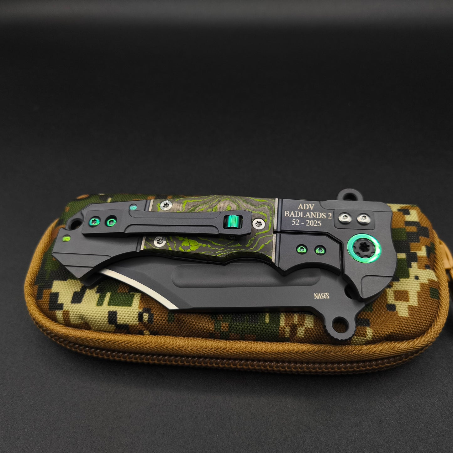 ADV Badlands Bowie Kalgard Green Fat Carbon