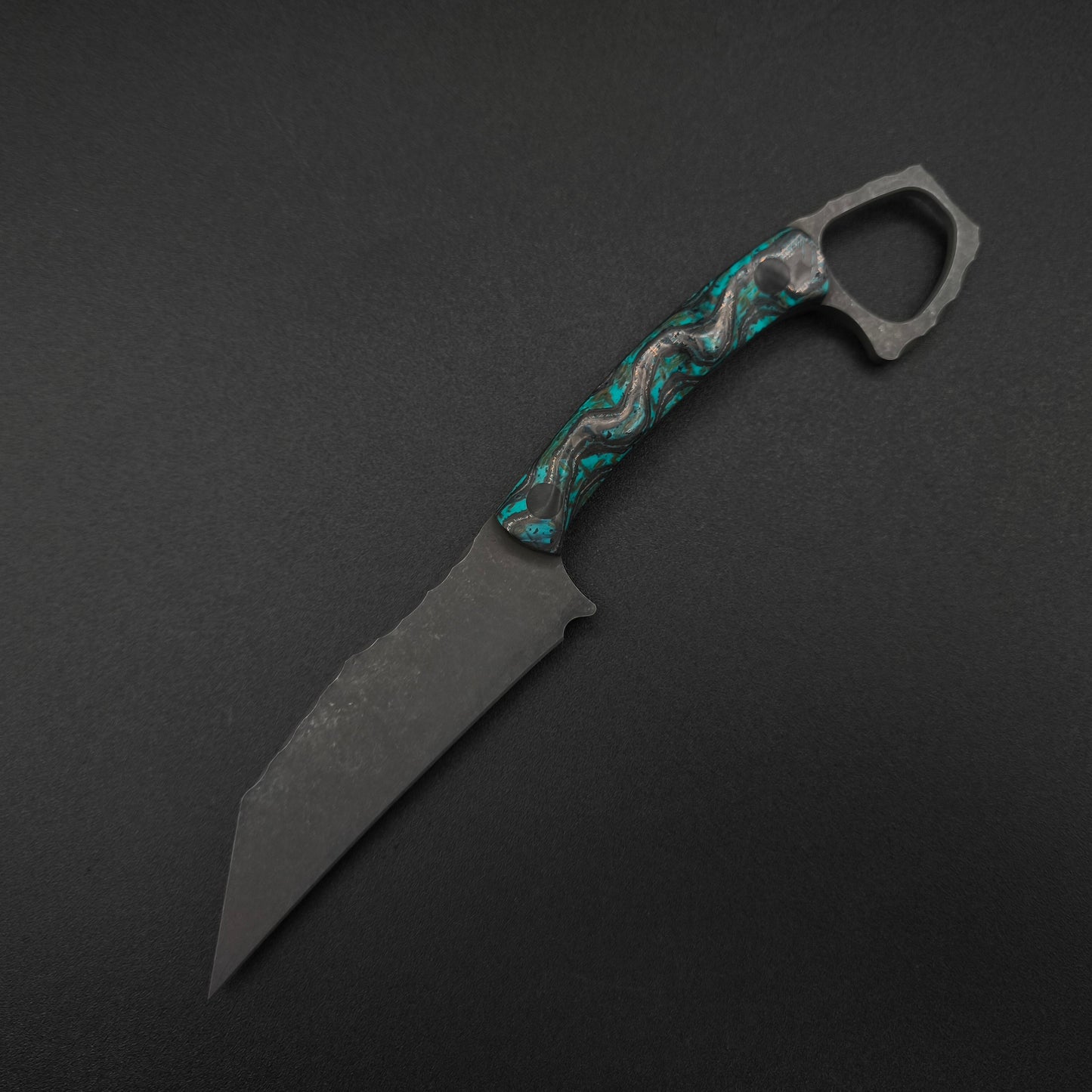 Half Face Blades SHPOS Carbon, Copper Mesh, Rubber, Micarta 2