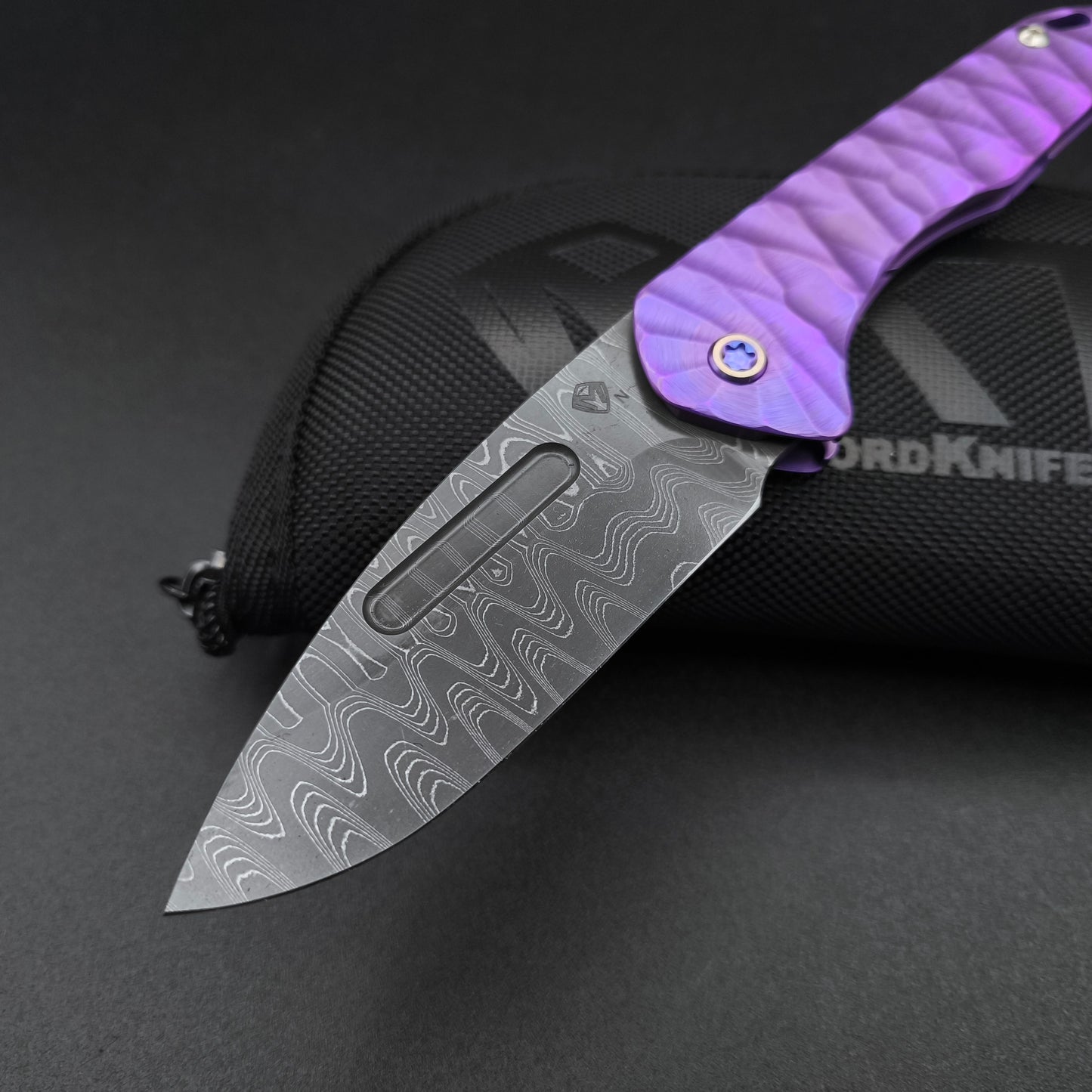 Medford Praetorian Slim Chad Nichols Damascus, Violet Predator 3