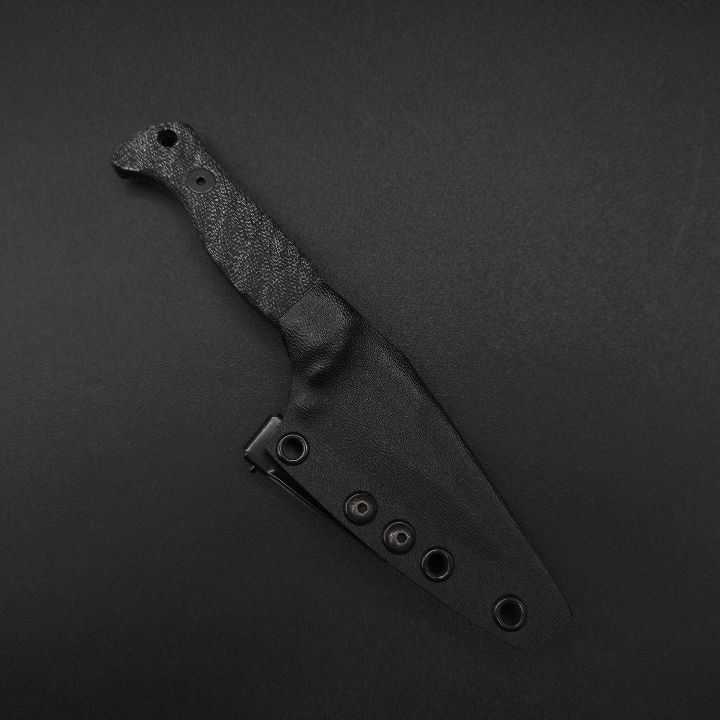 Half Face Blades Gulo Gulo Black Canvas Micarta, Midnight Bronze 3