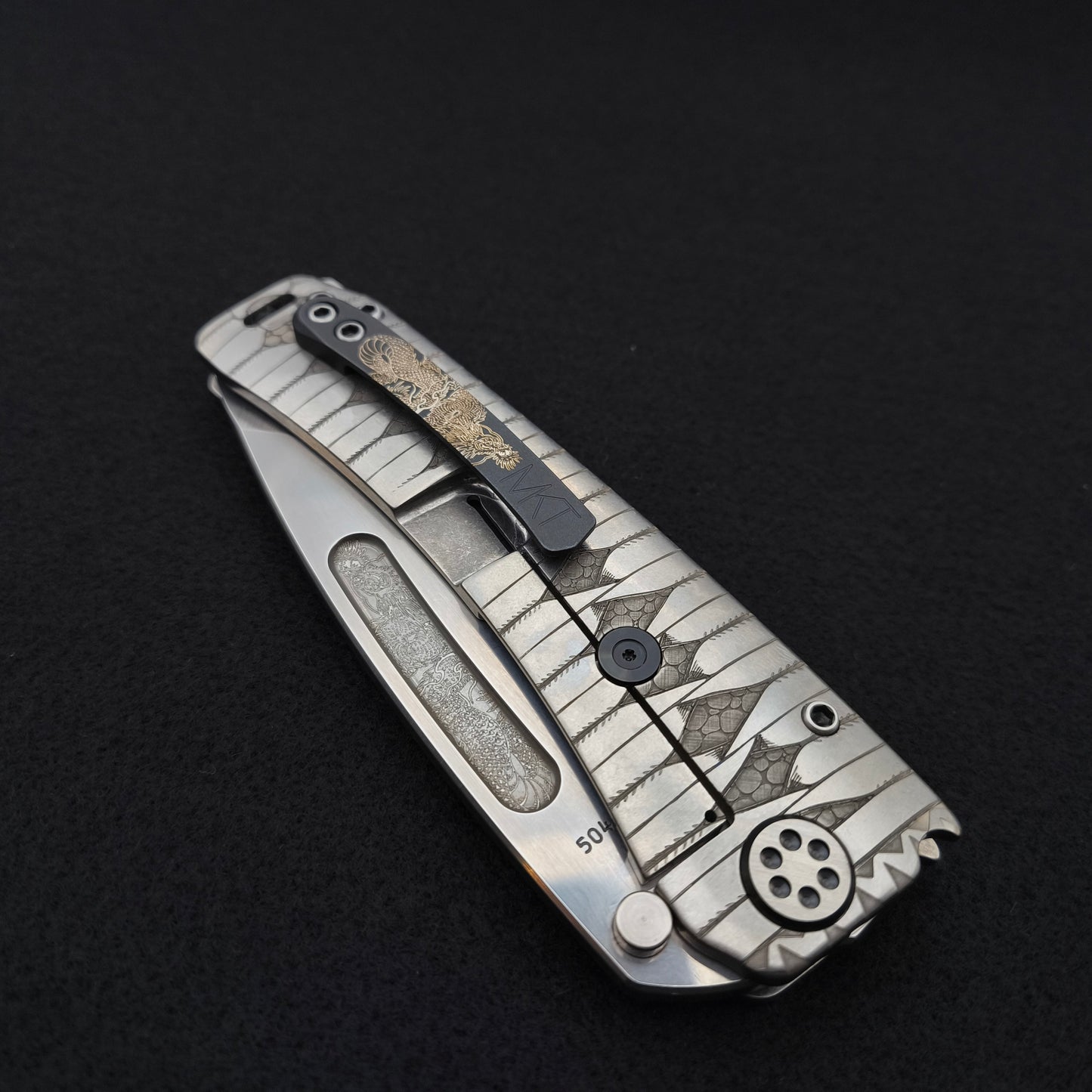 Medford Marauder H Tanto, Samurai Series, Radius "Tsumami-Maki" Wrap