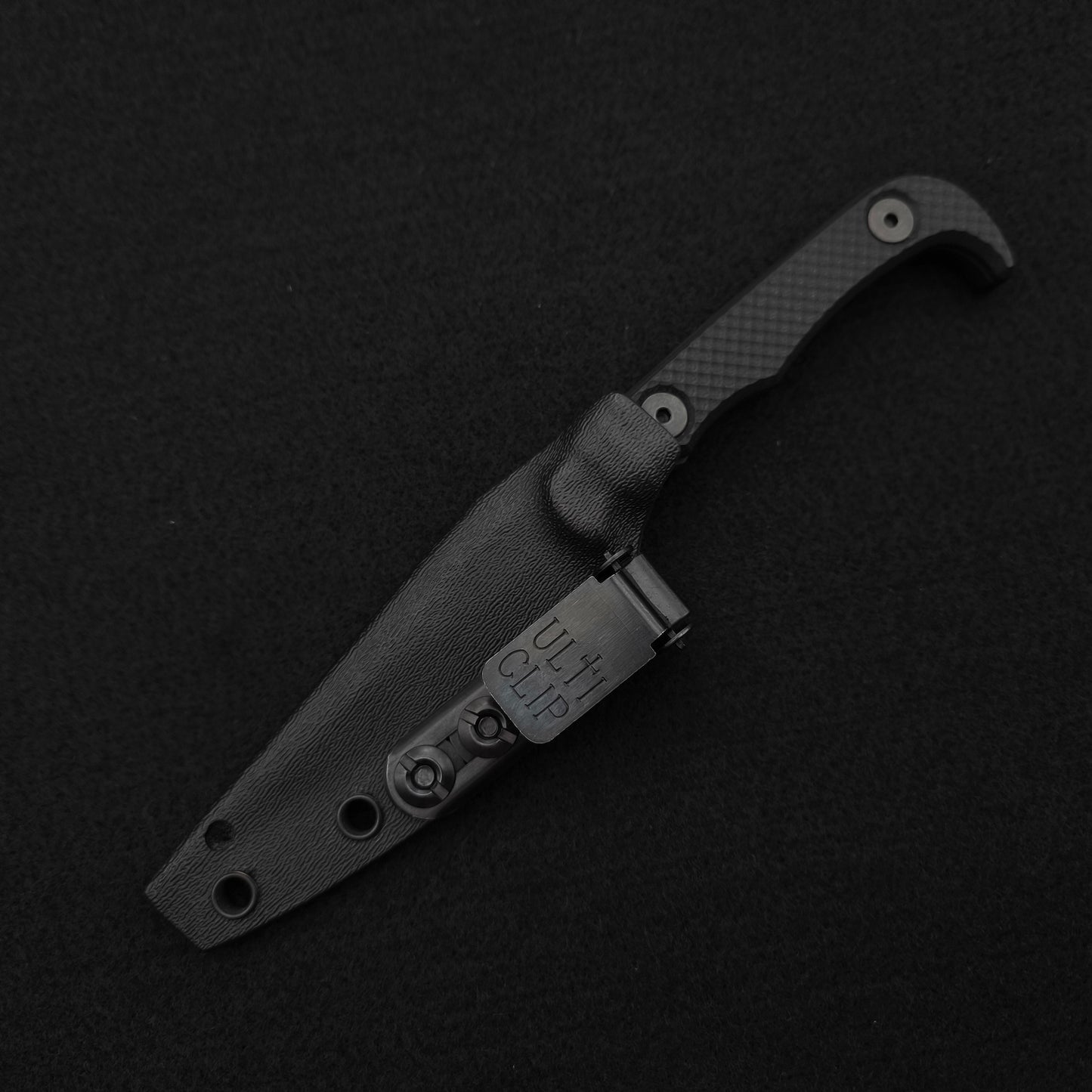 Half Face Blades Slenderman, Black G10, Armor Black Cerakote 4