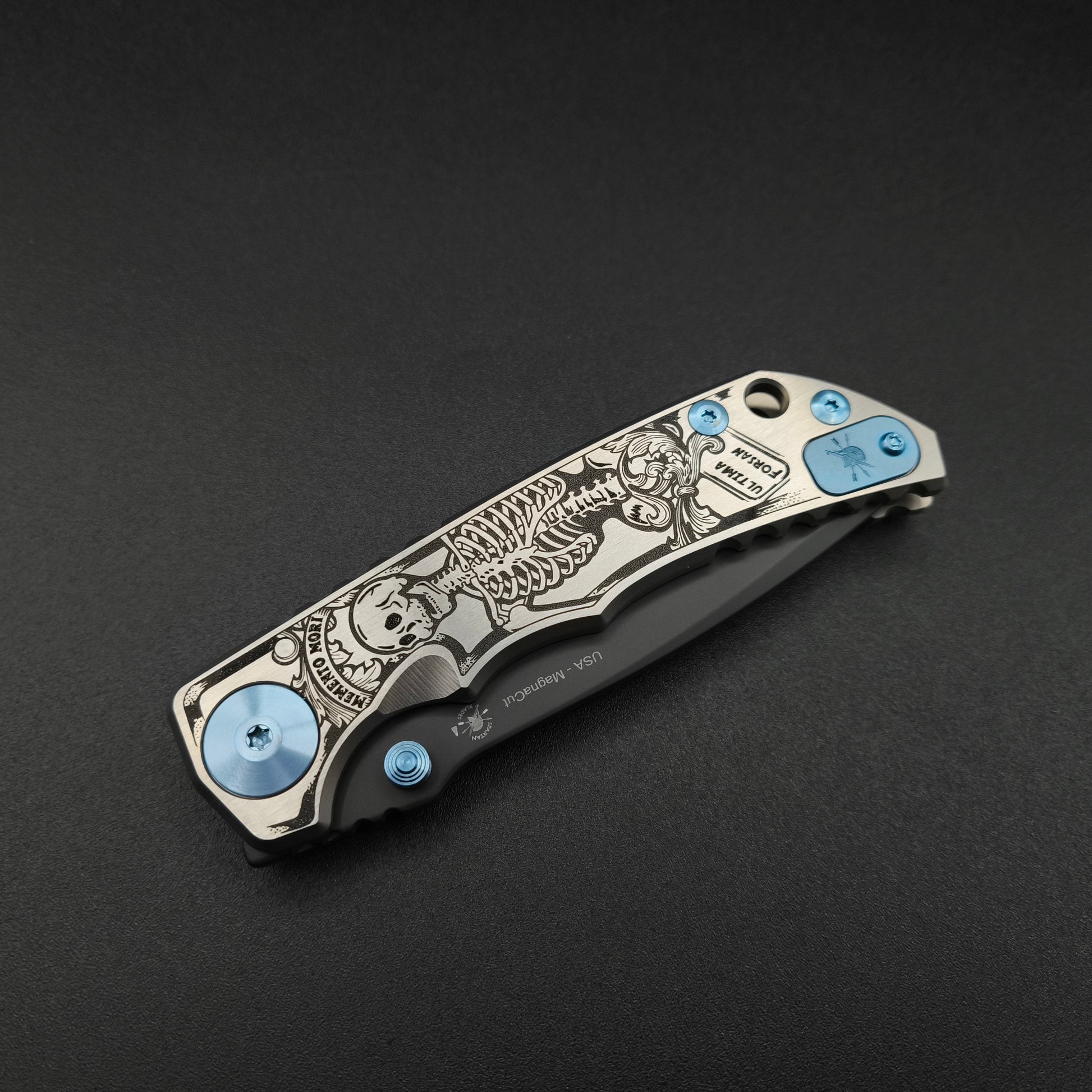 Spartan Blades Harsey Folder SHF SF5 Memento Mori 3