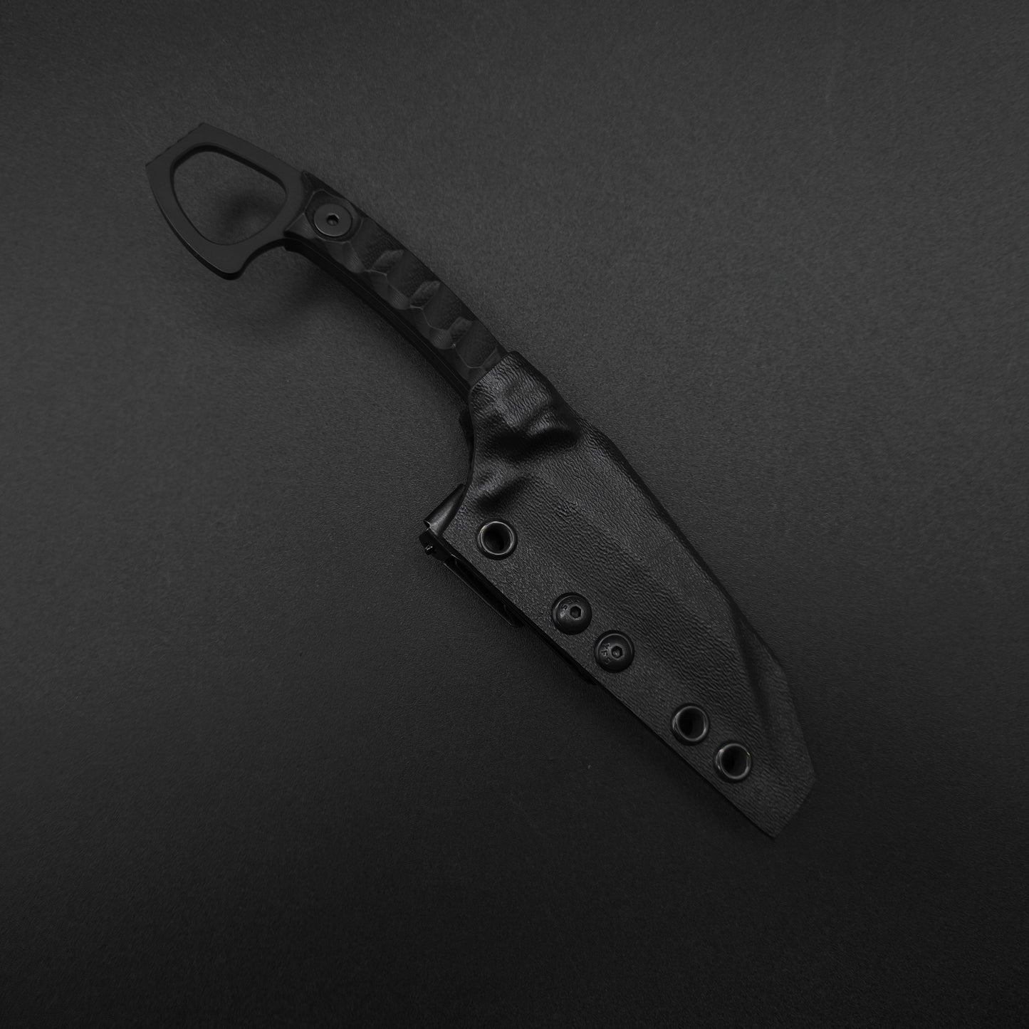 Half Face Blades SHPOS Black G10, Armor Black Cerakote 3