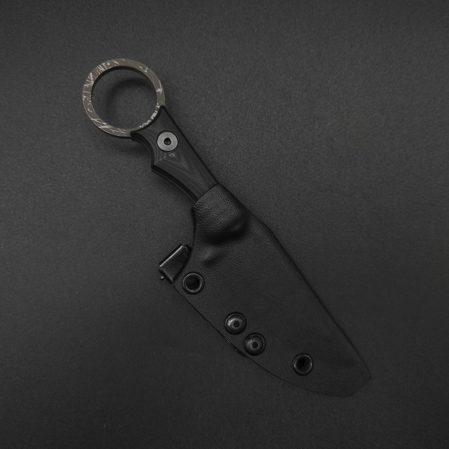 Half Face Blades Jaq, Black G10, Acid Splash 3