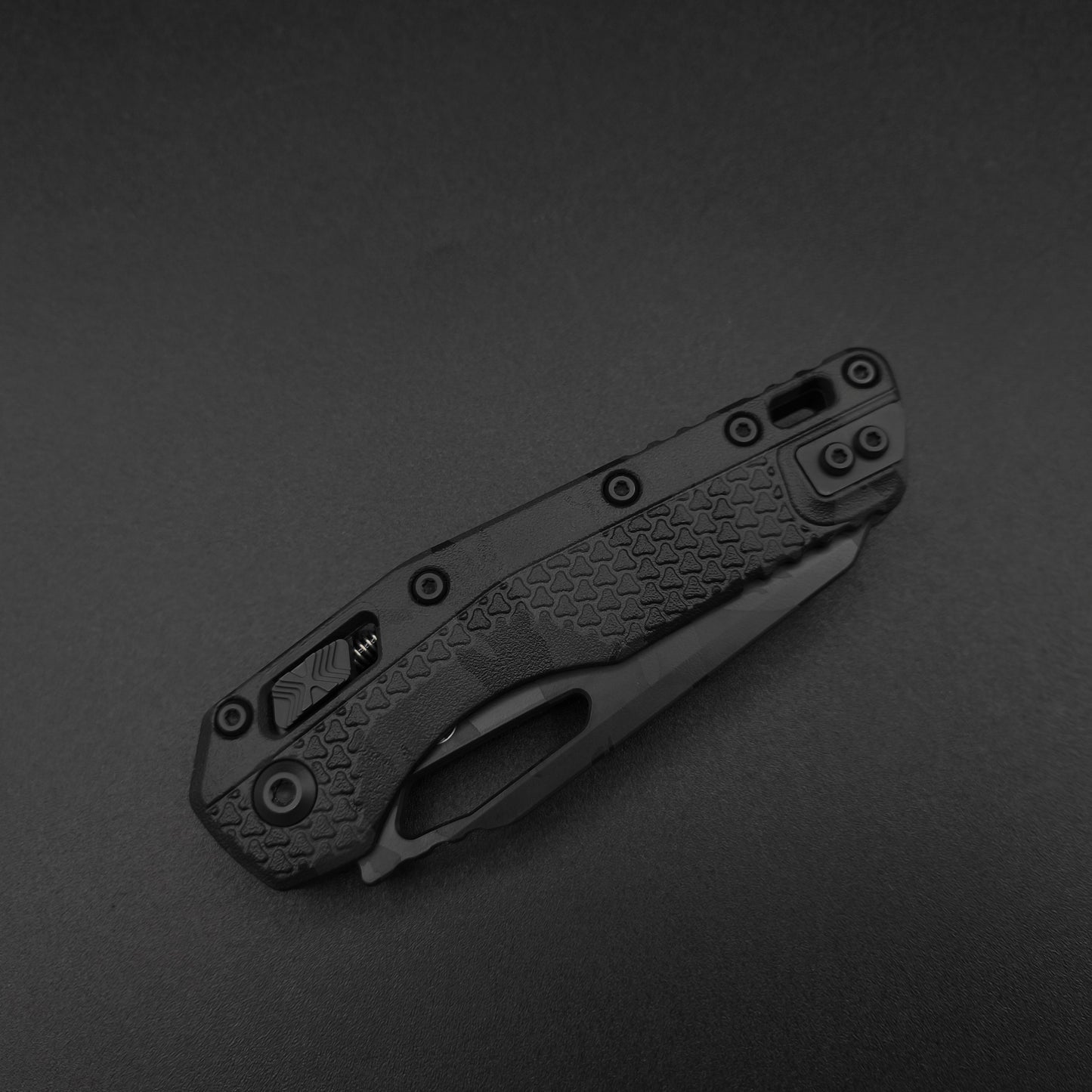 Microtech MSI S/E Tri-Grip Polymer Midnight Tiger Camo 3