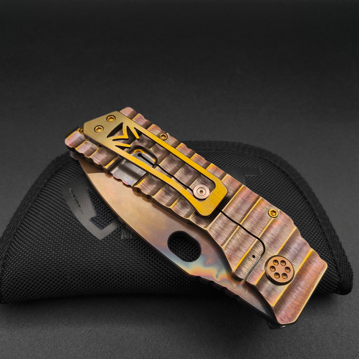 Medford Fat Daddy Vulcan, Rootbeer and Bronze Gator Belly 4