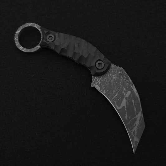 Half Face Blades Karambito Black G10, Acid Splash 1