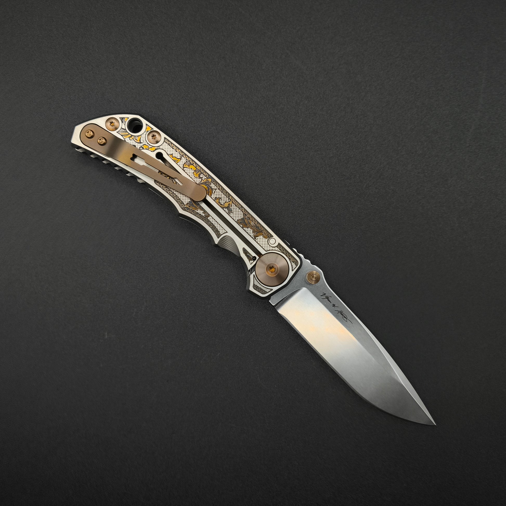 Spartan Blades Harsey Folder SHF SF5 Flourishes 2